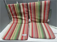 2 Lawn chair cushions