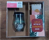LIfe Is Better At Grandmas Wine Glass Gift Set A14