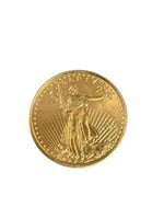 1/10TH OUNCE US GOLD AMERICAN EAGLE $5 .999 FINE