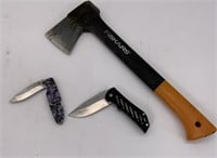 KNIVES AND HATCHET