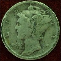 1918S Mercury Dime