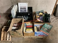 Books, Glassware, Box Fan & More