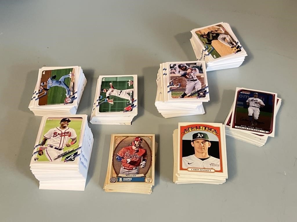 Over 500 Topps Baseball Cards 2021