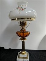 24-in marble base lamp. Needs a new cord