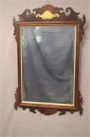 LARGE CHIPPENDALE WALL MIRROR: