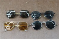 4 Pair of Vintage Sun Glasses