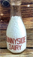 Vintage One Court Sunnyside dairy milk jar