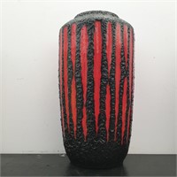 LARGE WEST GERMAN FAT LAVA POTTERY VASE 517-38