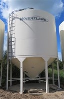 100 Ton Wheatland Fertilizer Hopper Bottom Bin