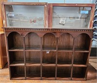 2 WALL DISPLAY CABINETS