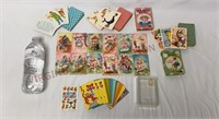 Vintage Children's Cards - Old Maid, Rummy & More!