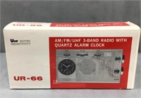 Sampo UR-66 am/fm quartz alarm clock