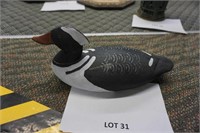 carved duck decoy-hand carved & painted