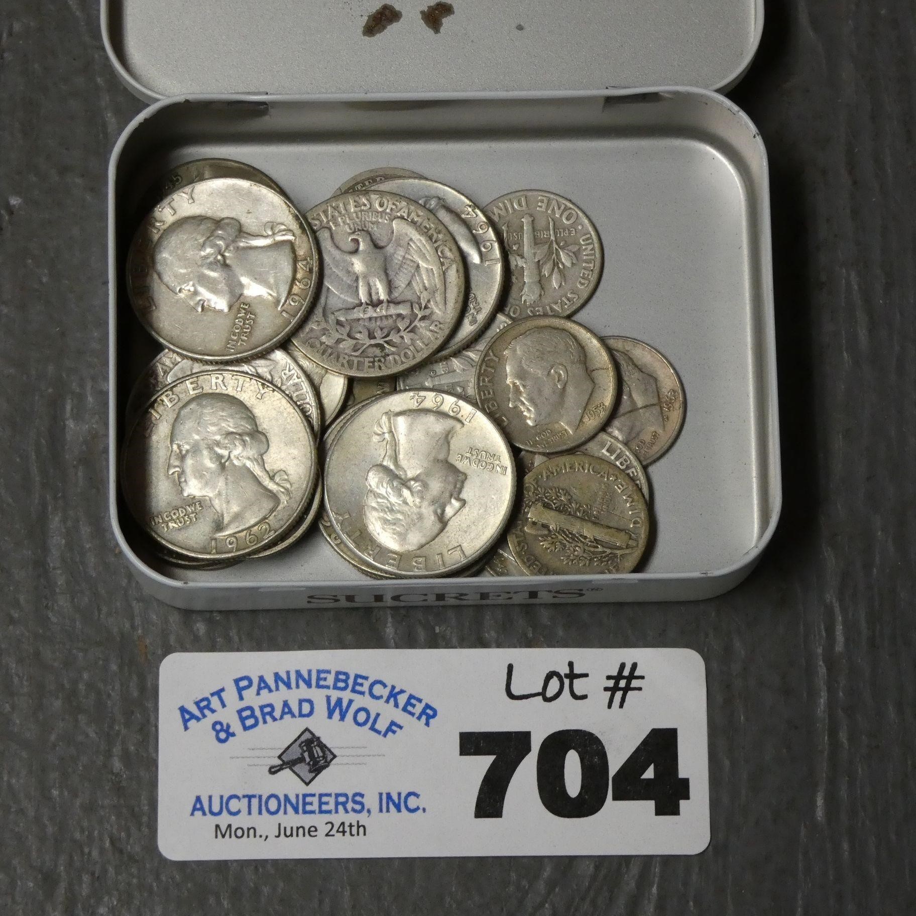 Silver Quarters & Dimes, Etc