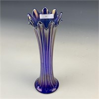 NW Cobalt Blue Thin Rib Vase