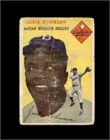 1954 Topps #10 Jackie Robinson P/F to GD+