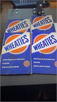 Wheaties coin sets international coins 4 sets