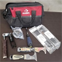 Husky Tool Bag w/ Assorted Tools
