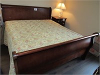 King Sleigh Bed (Mattress Not Included) (Master)