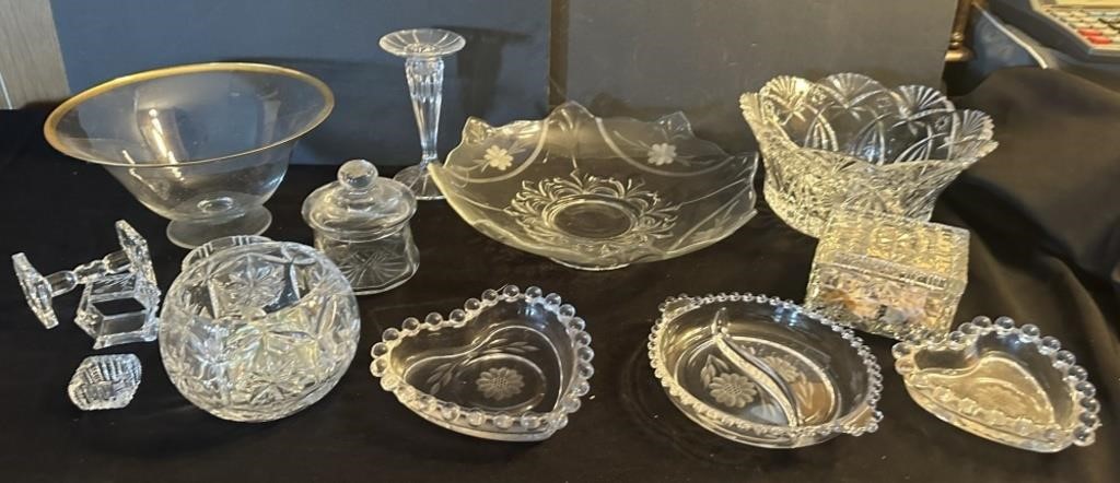 Glass & Crystal lot