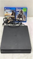 PlayStation 4 with Game Discs (no controllers)