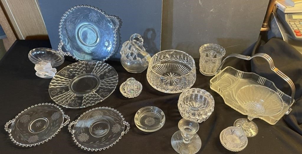 Glass & Crystal lot