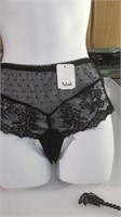Aubade black lace hipster XL