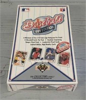 Sealed 1991 Upper Deck Baseball Card Packs