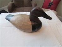 old wooden duck decoy