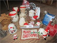 BL- Christmas mugs, Santa heads