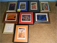 Assorted Small Paintings & Prints
