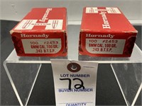 2 Boxes Hornady 6mm Bullets