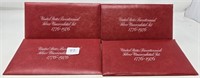 (4) Three Piece Bicentennial Mint Sets