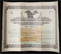 January 12th 1922 Trustees' Certificate 'Girod Ste