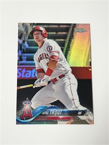 2018 Topps Chrome Mike Trout REFRACTOR