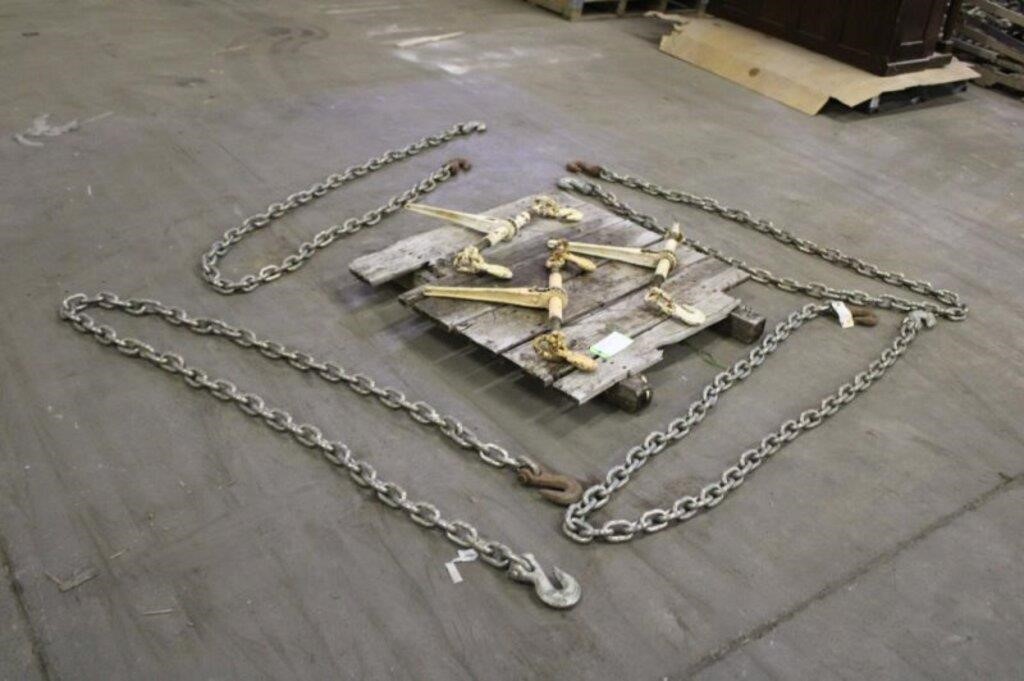 4 1/2 Chains 10ft & Chain Binders