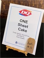 DQ Sheet Cake