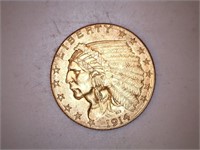 1914 $2½ Gold Coin designer Bela Lyon Pratt