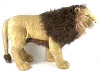 33" L FAO Schwarz Lion Standing Stuffed Animal