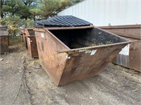 (4) 8yd steel rear load dumpsters