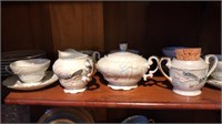 19 pc Dragon-ware Tea-set
