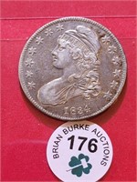 1834 Bust Half Dollar VF
