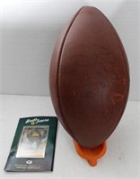 BRETT FAVRE AUTOGRAPHED FOOTBALL