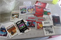 VTG ATARI GAME PAMPLETS, CATALOGS, ETC