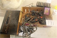 ATARI 2600 CONSOLE, GAMES, NEEDS CLEANING