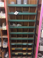 Wood Storage Shelf w/ Plastic Conduit Accessories