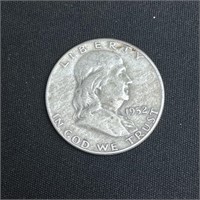1952 Franklin Silver Half Dollar