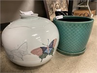 Porcelain Vase and Planter