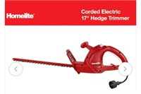 Electric Hedge Trimmer Homelite 17'' 2.7 Amp