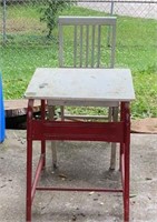 Vintage Desk And Chair